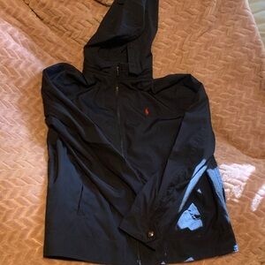 Polo by Ralph Lauren Black Hooded windbreaker
